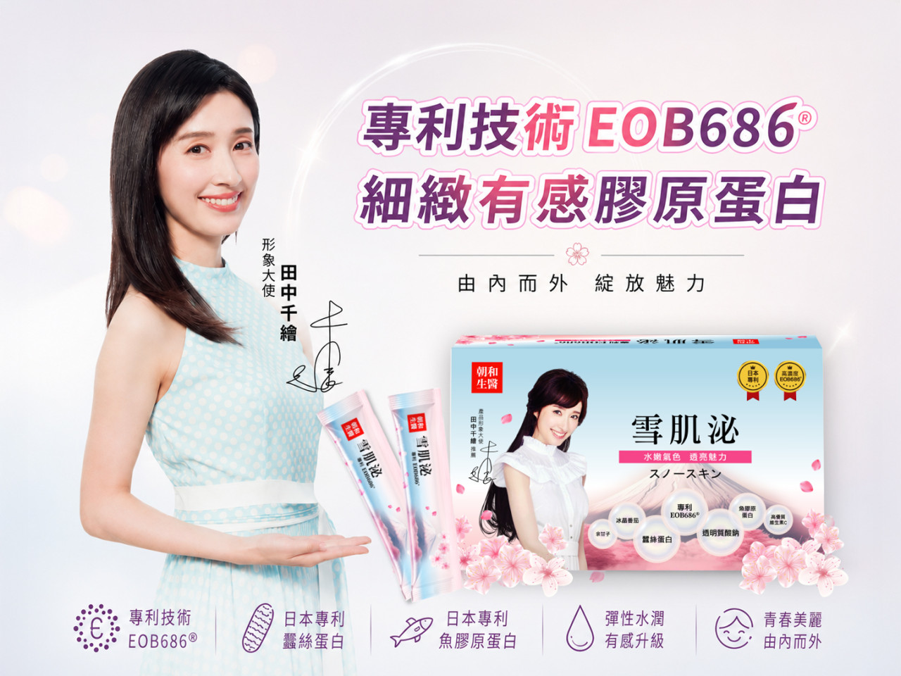 【新品聚焦】膠原蛋白吃了無感？朝和生醫「雪肌泌」導入 EOB686® 技術，掀起口服美容的「超導革命」